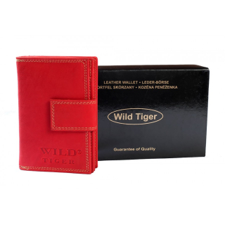 Dámská kožená peněženka Wild Tiger ZD-28-062 červená (bez krabičky)